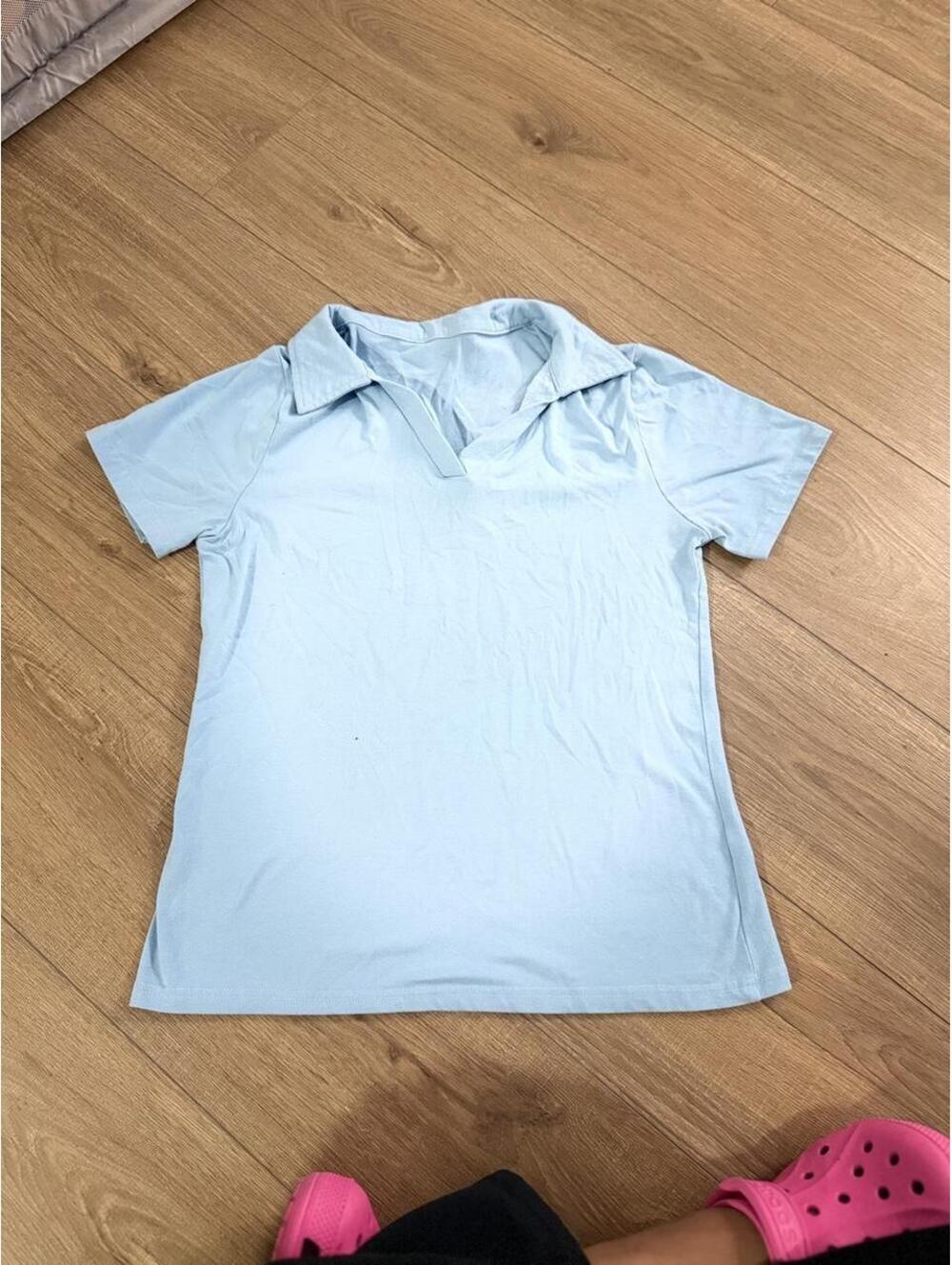 SHEIN Women's Blue Shirt
